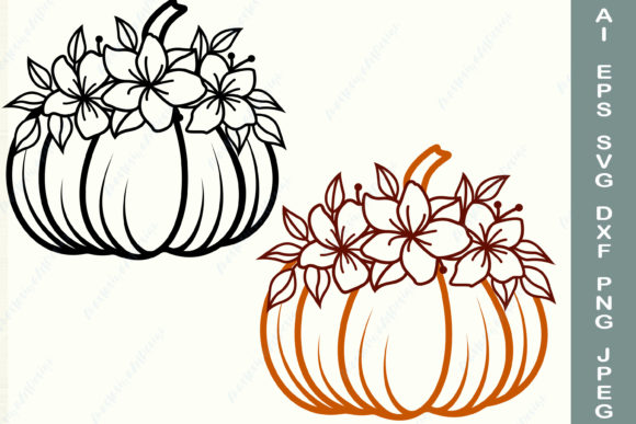Discover the Versatile Floral Pumpkin Monogram for Your Creative Projects