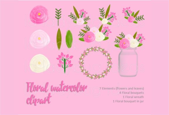 Elevating Digital Design: The Strategic Value of Pink Watercolor Floral Clipart in Modern Branding