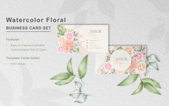 Enhance Your Brand with Watercolor Floral Cards