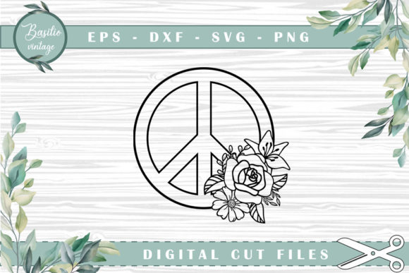 Evaluating Peace Sign Floral Cutting Files for Creative Projects