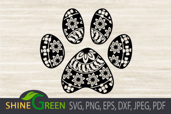 Evaluating the Dog Cat Paw Floral Mandala for Pet Lover Projects