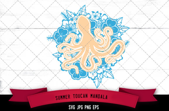 Evaluating the Tropical Floral Octopus Mandala for Professional Design Workflows