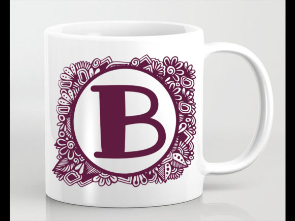 Floral Monogram SVG Cut File: Elevating Personalized Projects Across Every Medium