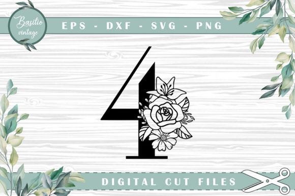 Floral Number 4 Cutting Files: A Practical Guide to Quality and Compatibility