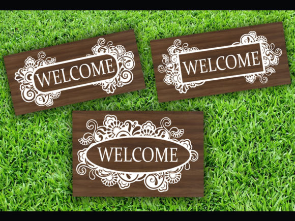 Floral Welcome: Elegant Script for Creative Projects