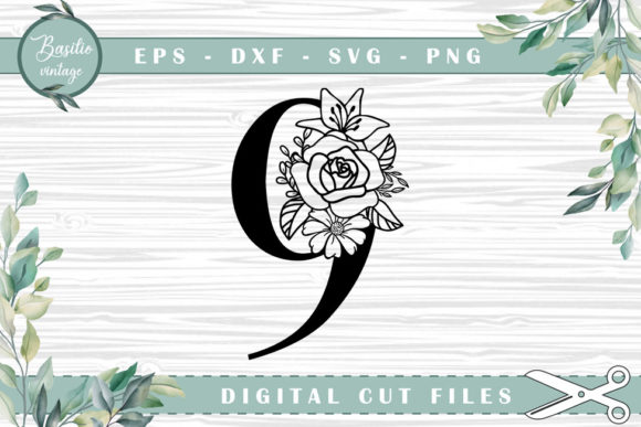 Strategic Application of Floral Number 9 Cutting Files in Creative Production
