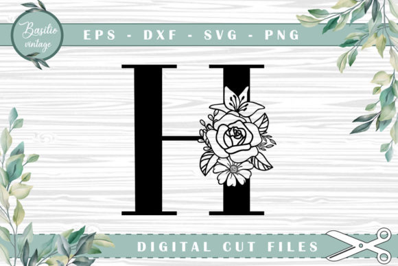 Strategic Applications of Floral Letter H Alphabet Cutting Files for Creative Business and Personal Projects