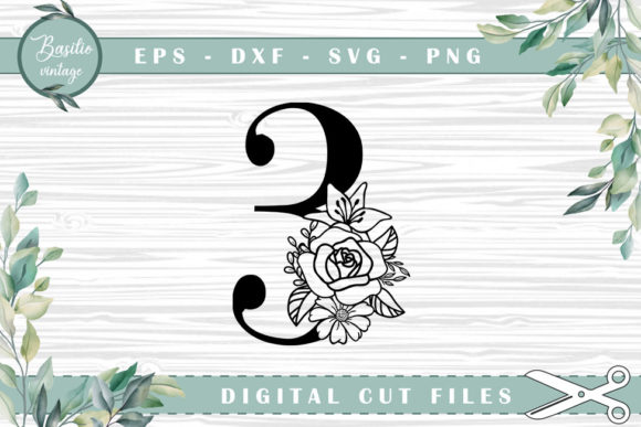 Strategic Applications of Floral Number 3 Cutting Files for Creative Business and Personal Projects