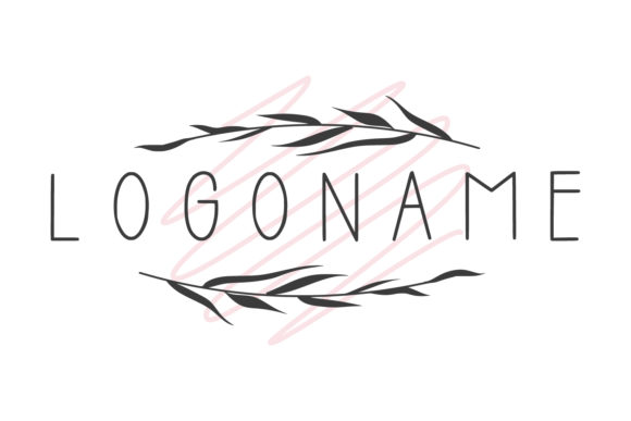 Vector Floral Hand Drawn Logo Template: Integrating Organic Design into Professional Workflows